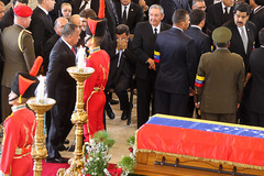 رییس جمهور در مراسم وداع و بزرگداشت هوگوچاوز